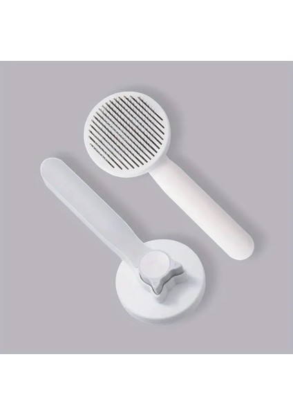 1 Adet Kedi ve Köpek Tüy Temizleme Tarak - Dökülmeyi Önleyen Nazik Tüy Bakım Aracı - Sevimli Kedi Baş Şekli Olan Ergonomik Tasarım Renk: Mavi (Yurt Dışından)