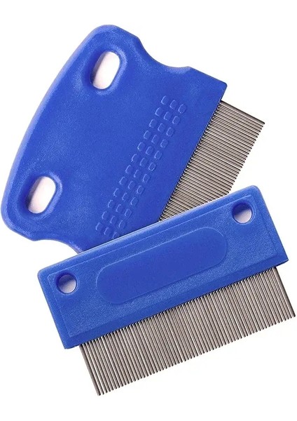 Paslanmaz Çelik Evcil Hayvan Bakım Tüy Tarağı Uzun Kalın Tüy Kılları Temizleme Bit ve Fırçası Evcil Hayvan Tarakları Köpek Kedi Tavşan Ginepig Renk:2 Adet Takım (Yurt Dışından)
