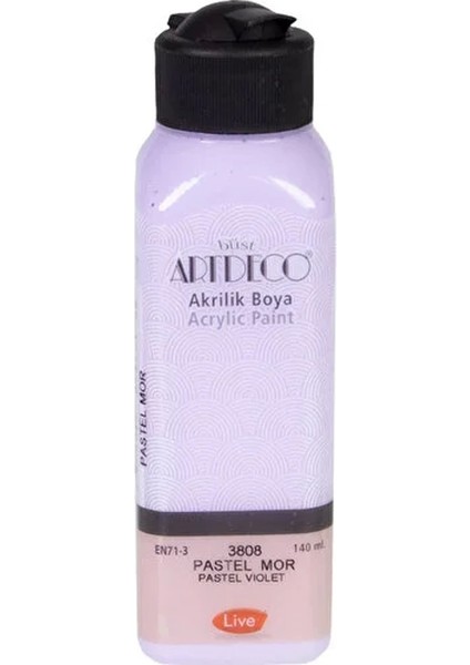 Artdeco Akrilik Boya 140 ml Pastel Mor