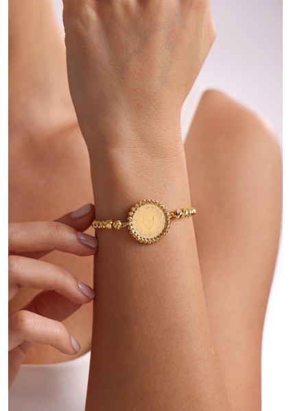 14 Ayar Dorika Çeyrekli Bileklik fiyatları