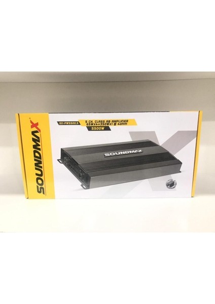 PW-5500.5 5 Kanallı 5500 Wat Amfi Bas Kontrol Aparatlı