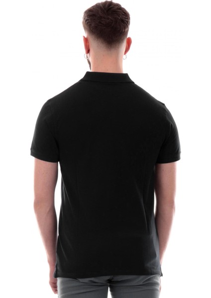 TB0A6BX4 Millers River Sleeve Stretch Polo Siyah Erkek T-Shirt fiyatları