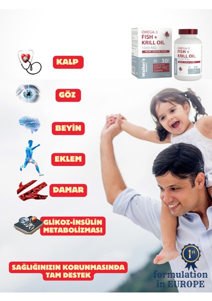 Krill Oil Omega 3 Sitikolin Lutein Q10 Içeren Vitamin