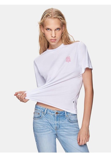 LTB Kadın Regular Beyaz T-shırt modelleri