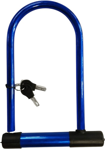 Bisiklet Motosiklet Direksiyon U Kilidi Halat Zincir Çap 18 Mm Çelik Hırsız Güvenlik 29 Cm indirimleri