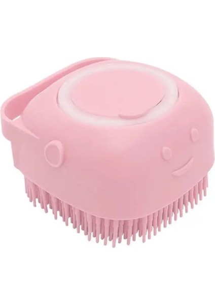 Silicone Pet Bath Brush Dog Cat Bath Soft Sy Mage Brush Puppy Comb Grooming Bathing Pet Accessories Tools Products pembe (Yurt Dışından)