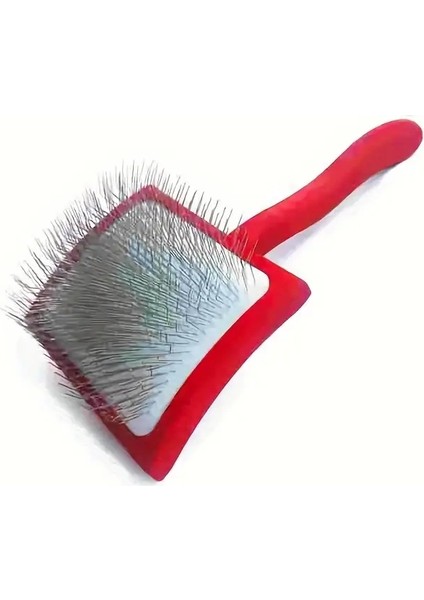 1ADET Ekstra Uzun Pin Köpek Fırçası Tüy Temizleme, Düzenleme, Şekillendirme Için, Düzenlemesi Yapılmış Köpek ve Kedi Tüy Dökücü Fırçası, Tarak Renk:kırmızı (Yurt Dışından)