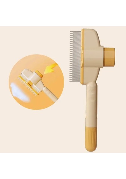 Köpek Tarağı Evcil Hayvan Saç Kaldırıcı Bir Düğme Fırça Kendi Kendini Temizleyen Kedi Fırçası Masaj Tarakları Köpek Tımar Fırçaları Evcil Hayvan Ürünleri: Yeşil (Yurt Dışından)