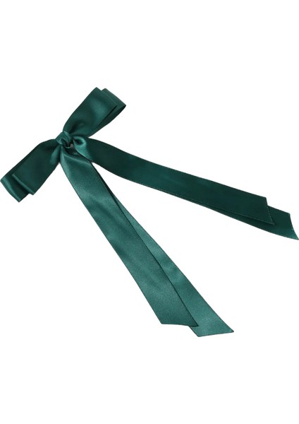 Zarif Yay Şerit Saç Klipli Moda Basit Katı Katı Klips Saç Pimi Bahar Retro Kafa Bandı Klipler ile Kızlar Saç Aksesuarları Color: Koyu Yeşil (Yurt Dışından)