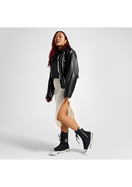 Chuck 70 Plus Unisex Siyah Platform Sneaker