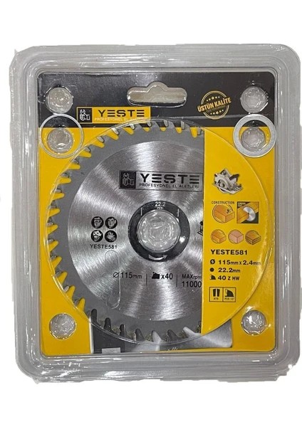 115X2.4MM Ahşap Kesici Disk