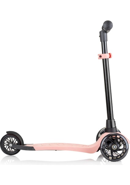 Işıklı Scooter, 3 Tekerli Yükseklik Ayarlı Çocuk Scooter, Pembe