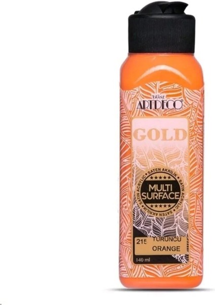 Artdeco Turuncu Gold Akrilik Boya 140 ml 215 P