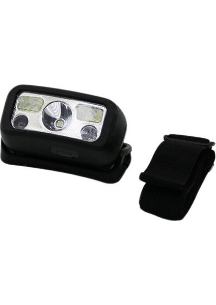 USB Şarjlı, 2in1 Led, Kırmızı Modlu, Otomatik Sensörlü Mini Kafa Lambası – Profesyonel Işık
