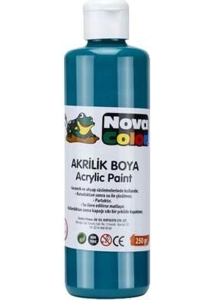 Nova Color Akrilik Boya 250 Gr. Yeşil NC-433
