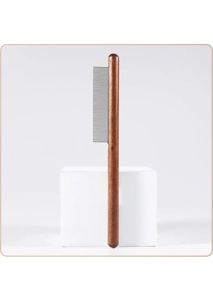 1Adet Kedi Tüyü Temizleme Tarak Yüzen Tüy Temizleme Pürüzsüz Fırça Ahşap Saplı, Köpek Ve Kedi Bakımı Araçları Için Renk: Sık Dişler (Yurt Dışından)