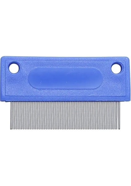 Pet Comb Pet Flea Comb Çelik Baş Kene Tarakı Kene ve Bit Yıpranmış Kedi Bakım Tarakı Evcil Hayvan Temizlik Malzemeleri kırmızı (Yurt Dışından)