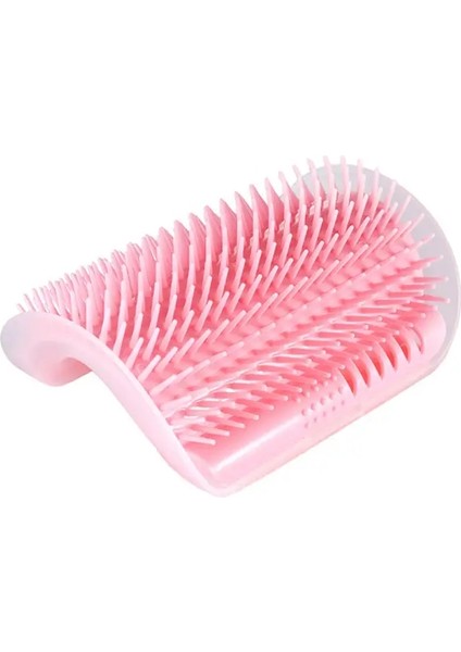Pet Cat Corner Scratcher Tarak Kendi Damat Masajı Masajı Tarak Kedi Çizme Duvar Fırçası Saç Kaldırma Tarak Sandalye Masa Malzemeleri Renk: Pembe (Yurt Dışından)