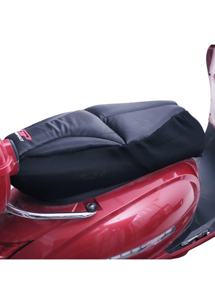 Arora Cappucino 50 / 125 2019-2024 Uyumlu Fileli Motosiklet Konfor Sele Kılıfı Siyah modelleri