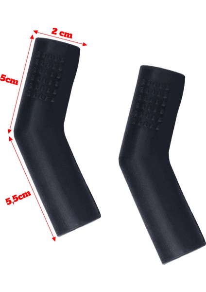Universal Motosiklet Vites Pedal Çorabı 2 Adet Siyah