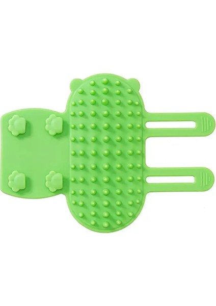 Evcil Şeytan Tüy Temizleme Masaj Tarakları Kediler Tırmalama Ovma Fırçası Yavru Kediler Bakım Kendiliğinden Temizlenen Duvar Köşesi Kedi Tırmalayıcı Taraklar Renk:yeşil (Yurt Dışından)