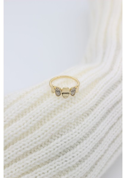 Stil Incisi/xupıng Jewelry Zeyna Zirkon Taşlı Yüzük