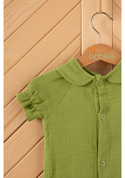 Bebek, Çocuk, Fırfırlı, Tulum, Müslin Kumaş, % 100 Pamuk, Organik Kumaş fırsatları