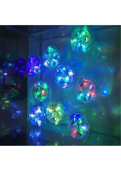 Renkli Banyo LED Havuz Işığı Çocuklar Su Geçirmez Flaş Banyo Oyuncakları Eğlenceli Duş Parti Gece Lambası Yüzen Oyuncak Çocuklar Için (Yurt Dışından)