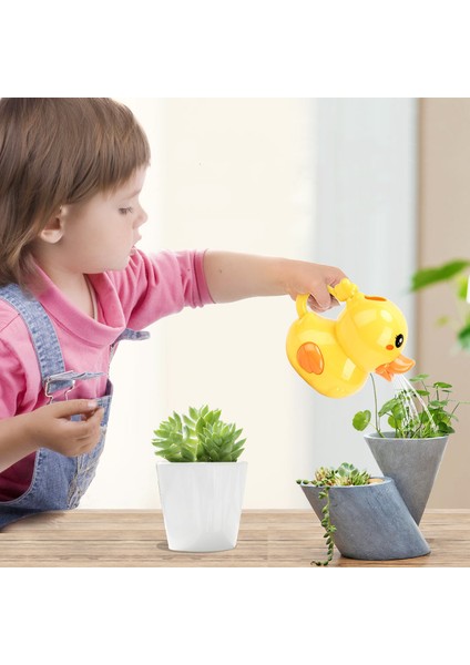 Sarı Stil Bebek Duş Oyuncak Su Dökme Tenceresi Banyo Çocuklar Su Oyunları Sarı Ördek Seti Plaj Oyuncakları (Yurt Dışından)