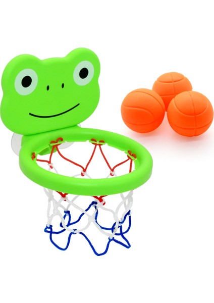 Kurbağa 1 Adet Tarzı Bebek Çocuklar Için Basketbol Küvet Oyun Seti 3 Toplu Eğlenceli Banyo Oyuncakları (Yurt Dışından)