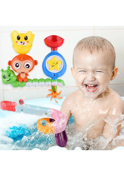 Maymun Stili Bebek Banyo Oyuncakları Duvar Emici Misket Yarış Pisti Banyo Küvet Maymun Su Fışkırtıcı Oyun Oynama Için Kendin Yap Kit'i (Yurt Dışından) fırsatları
