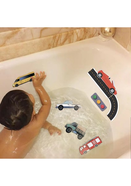 Kurbağa Yeşil Tarzı Bebek Oyuncakları Esnek Yol Parça Araba Yapış Banyo Oyuncak Çocuklar Banyo Küveti Yumuşak Eva Yapışkan Erken Eğitim Kendi Yapıştır Puzzle Oyuncaklar (Yurt Dışından)