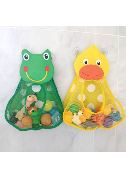 No.6 Tarzı Bebek Banyo Oyuncakları Sevimli Ördek Kurbağa File Net Oyuncak Saklama Çantası Güçlü Emici Kupalar Banyo Oyun Çantası Banyo Düzenleyici Su Oyuncakları Için (Yurt Dışından)