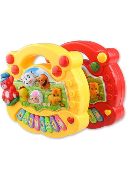 Kırmızı Stil Çiftlik Hayvan Sesli Çocuk Piyano Müzik Oyuncak Müzikal Hayvanlar Sesi Yapan Klavye Piyano Bebek Çalma Tipi Müzik Aletleri Eğitici (Yurt Dışından) fiyatları