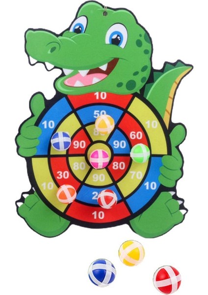 Bir Stil Çocuklar Hedef Yapışkan Top Atma Dart Tahtası Spor Çocuklar Eğitici Oyunlar ile Dart Top Ebeveyn-Çocuk Etkileşimli Oyuncaklar (Yurt Dışından)