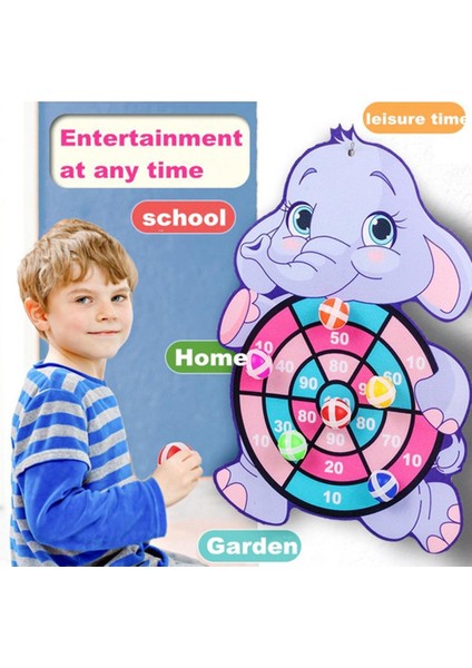 Bir Stil Çocuklar Hedef Yapışkan Top Atma Dart Tahtası Spor Çocuklar Eğitici Oyunlar ile Dart Top Ebeveyn-Çocuk Etkileşimli Oyuncaklar (Yurt Dışından)