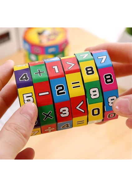 Çocuk Montessori Oyun Matematik Sayılar Sihirli Küp Oyuncak Bulmaca Oyunu Çocuklar Öğrenme Eğitimi Matematik Oyuncak Eğlenceli Hesaplama Oyunu (Yurt Dışından)