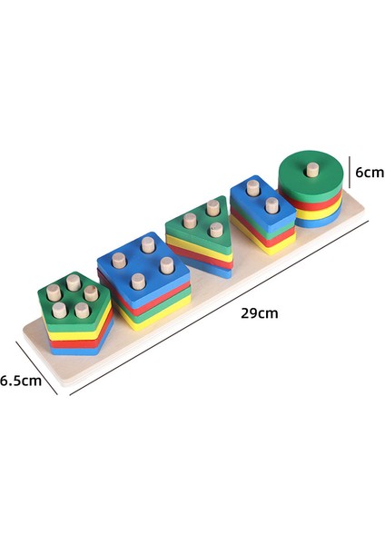 B6 Stili Ahşap Bulmaca Oyuncakları Hafıza Eşleştirme Çubuk Satranç Oyunu Eğlenceli Bulmaca Zeka Oyunu Eğitici Renk Bilişsel Geometrik Şekil Oyuncak Çocuklar Için (Yurt Dışından)