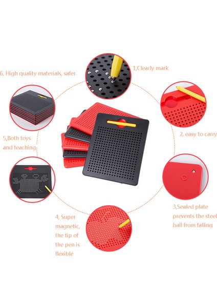 Kırmızı Stil Manyetik Toplu Çizim Defteri Tablet Manyetik Kalem Çocuklar Için Öğrenme Çizim Tahtası Eğitici Oyuncaklar Yetişkin Not Defteri Hediye (Yurt Dışından) fırsatları