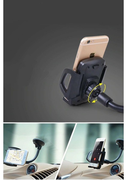 Akrobat Telefon Tutucu Araç Içi Apple iPhone Xiaomi Huawei Samsung Oppo Uyumlu Araba Aksesua