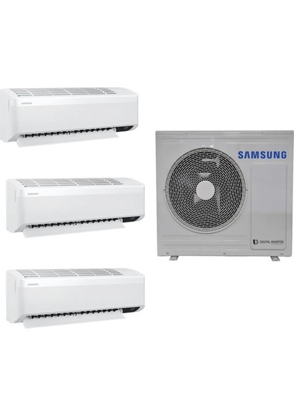 Wind Free Multi 1+3 Sistem (AJ100TXJ5KH/EA) 7+18+18 Btu 10 Kw Dış Ünite