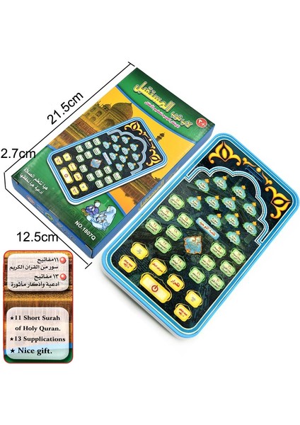No.11 Stili Qıtaı Arapça Kuran ve Kelime Öğrenme Eğitim Oyuncakları Eğitim Kuran Tablet Öğren Kur'an Müslüman Çocuklar Hediye (Yurt Dışından)