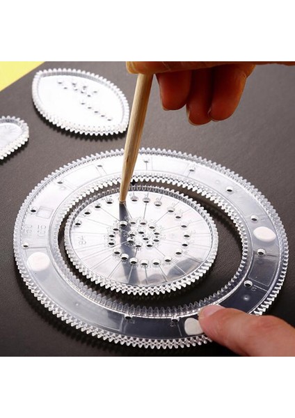 22 Adet Tarzı Çocuklar Için Eğlenceli Dişli Tekerlekler Spirograph Çizim Oyuncak Seti Yaratıcı Eğitici Oyuncak (Yurt Dışından)