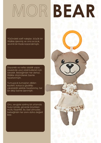 7'li Yenidoğan Oyuncak Seti,hışırtılı,vikvikli Asılı Oyuncak,seyahat Oyuncağı,morbear Girl Kapiçino fırsatları