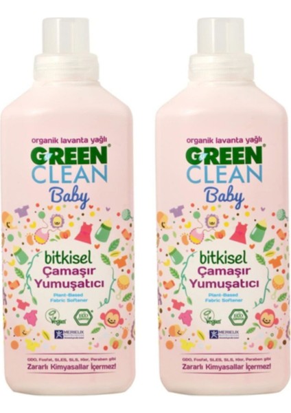 Organik Lavanta Yağlı Baby Çamaşır Yumuşatıcısı 1000 ml 2'li Set