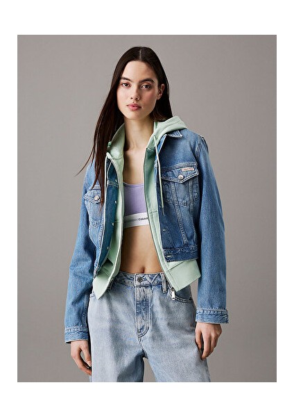 Cropped 90's Denım Trucker