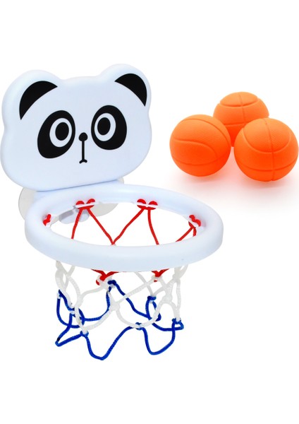 Panda 1 Adet Tarzı Bebek Çocuklar Için Basketbol Küvet Oyun Seti 3 Toplu Eğlenceli Banyo Oyuncakları (Yurt Dışından)