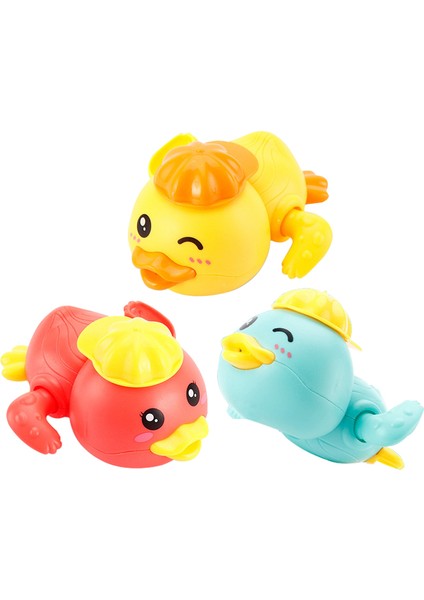 1 Adet Rastgele Color4 Stili Karikatür Banyo Oyuncakları Kaplumbağa Ördek Klasik Bebek Su Oyuncakı Bebek Yüzmeyi Saatli Sarma Çocuk Plaj Oyuncakları Için Bebekler Için (Yurt Dışından)