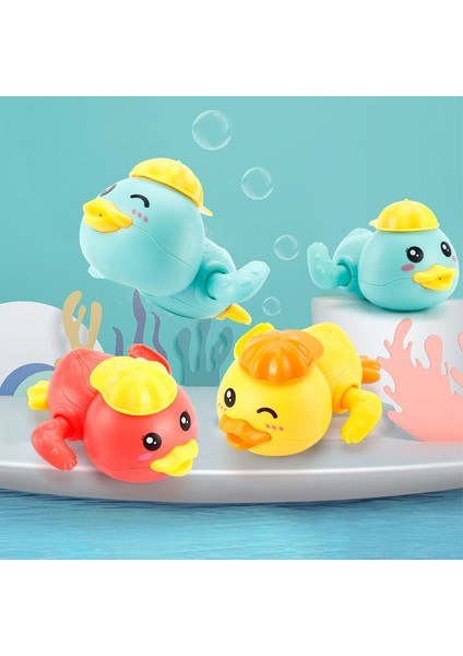 1 Adet Rastgele Color4 Stili Karikatür Banyo Oyuncakları Kaplumbağa Ördek Klasik Bebek Su Oyuncakı Bebek Yüzmeyi Saatli Sarma Çocuk Plaj Oyuncakları Için Bebekler Için (Yurt Dışından)