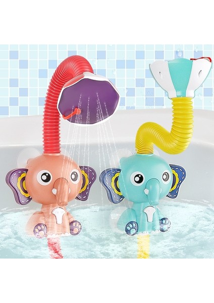 48 Adet Tarzı Çocuklar Için Banyo Oyuncakları Elektrikli Fil Su Spreyi Su Oyunu Strong Emme Kupası Bebek Banyo Küvet Musluk Duş Oyuncakları (Yurt Dışından) fiyatları